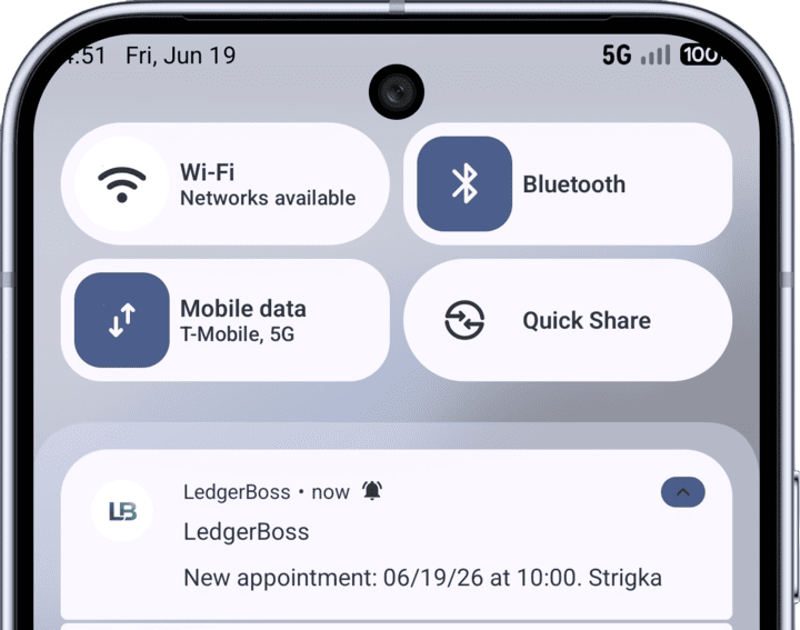 Screenshot: Push notifications (1)